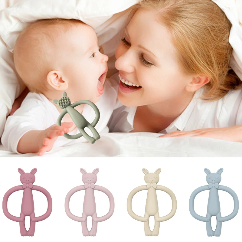 Baby Products Rabbit - Color Kids 1PC Silicone Teether Toys
