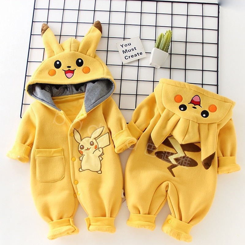 Baby Products For Newborn - Cartoon Pocket Monsters Baby Pyjamsa Newborn