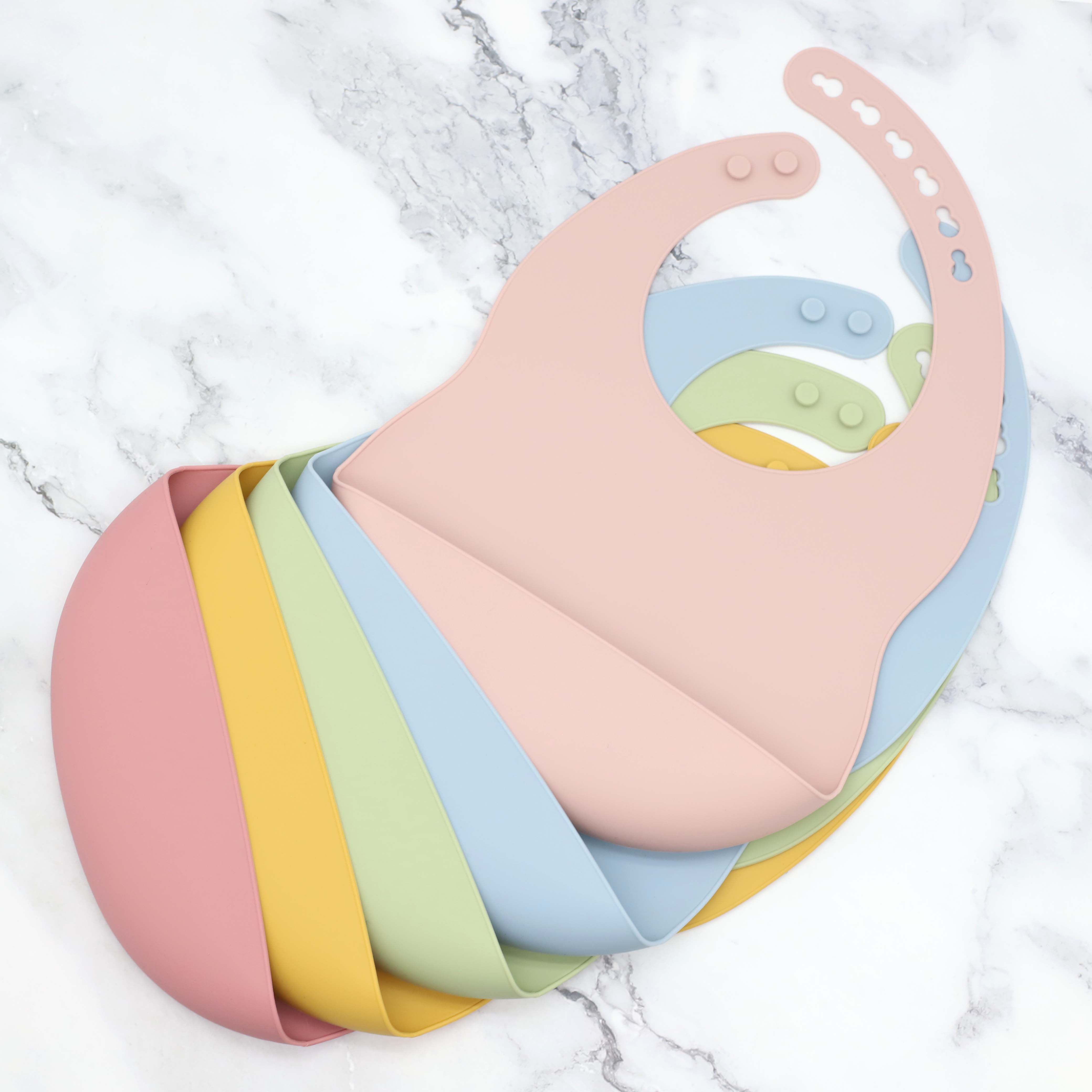 Silicone Baby Bibs - New baby silicone bib with adjustable