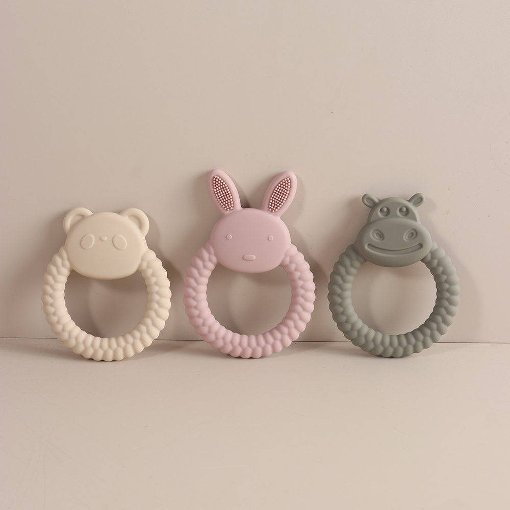 Baby Products Rabbit - Cute Animal Silicone Teether BPA Free