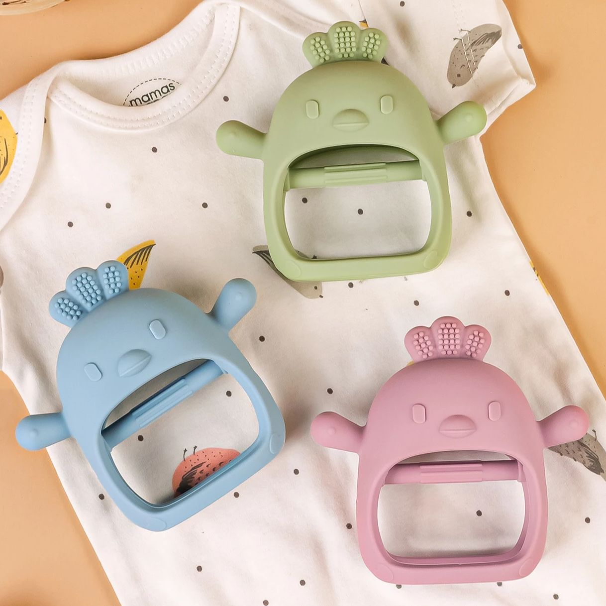 1PC Baby Teether Gloves Kids T - Teething Mitten Baby 评论和价格