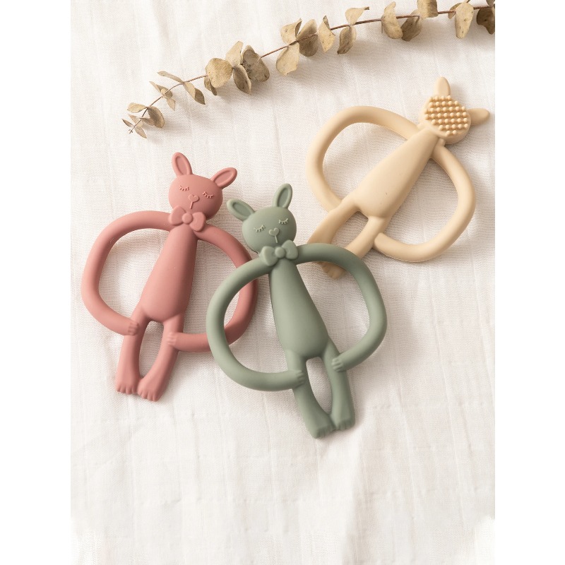 Color Kids 1PC Silicone Teethe - Baby Products Rabbit 评论和价格