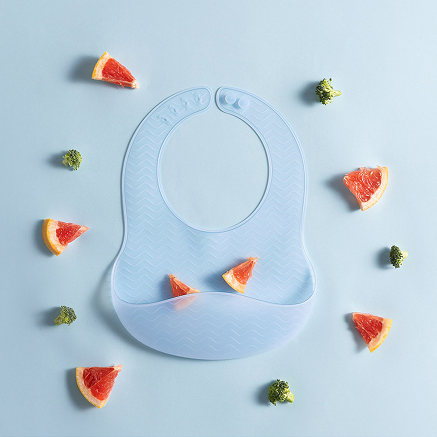 1pc BabySilicone Jelly Bib Ult - Silicone Baby Bibs 评论和价格