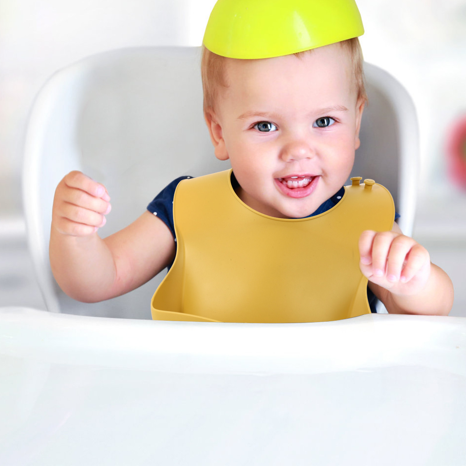 Infant Saliva Bib Baby Feeding - Silicone Baby Bibs 评论和价格