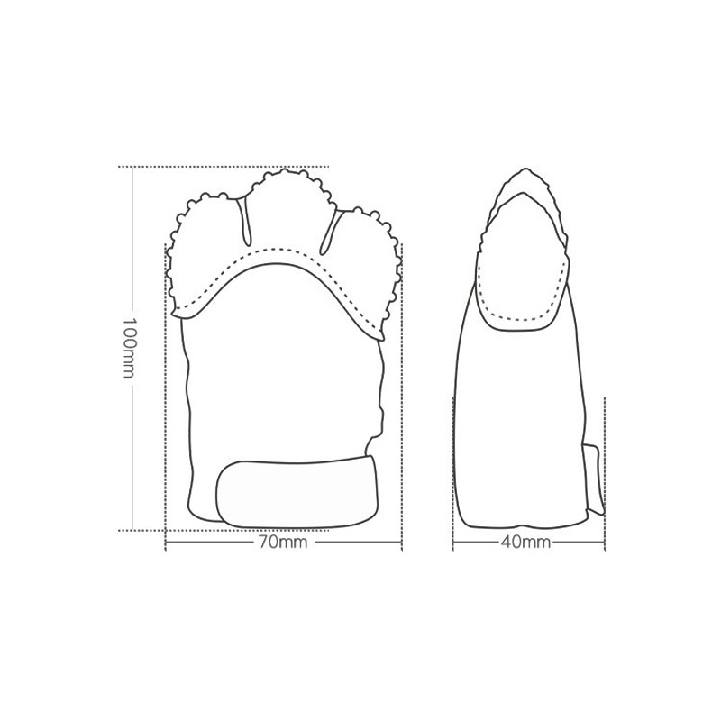 Smoothing Baby Teething Mitten - Teething Mitten Baby 评论和价格