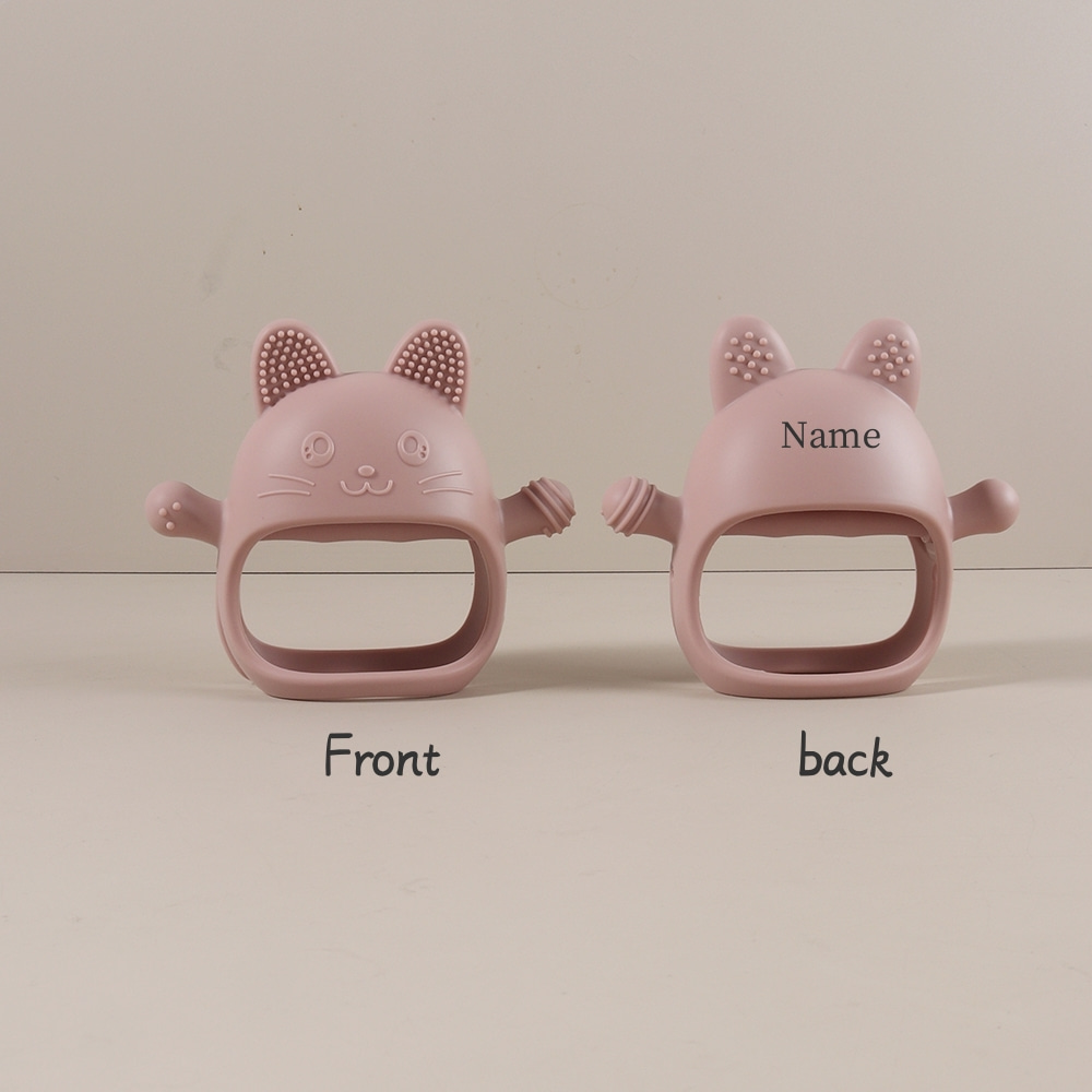 Personalized Baby Teether Cust - Teething Mitten Baby 评论和价格