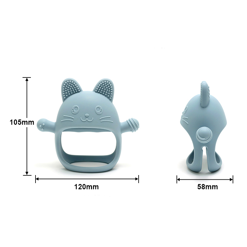 1PC Baby Silicone Teethers Glo - Teething Mitten Baby 评论和价格