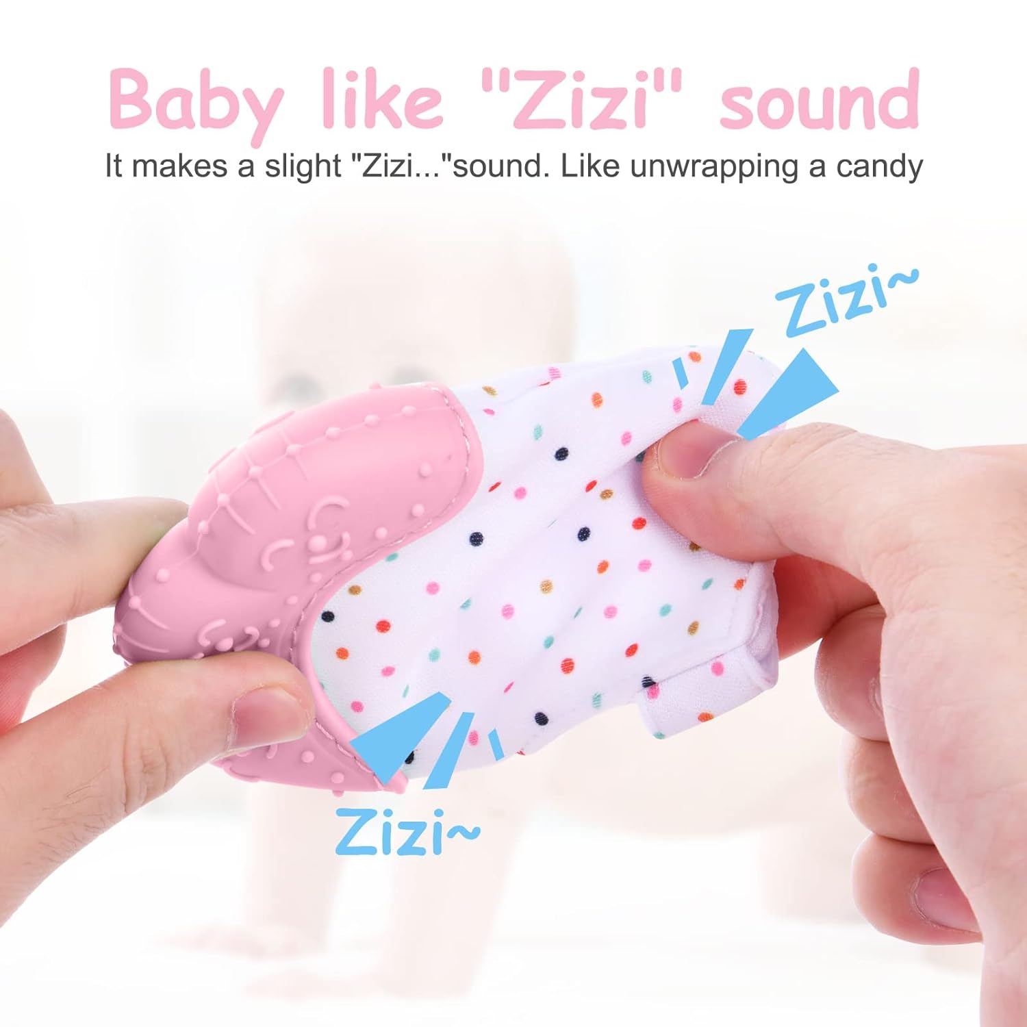 Food grade silicone Gloves Bab - Teething Mitten Baby 评论和价格