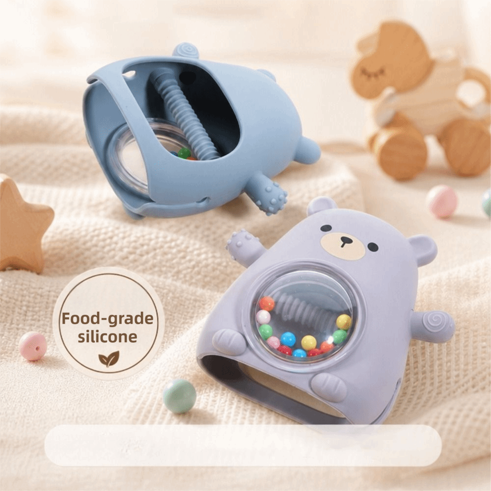 Portable Cute Bear Shape Baby  - Teething Mitten Baby 评论和价格