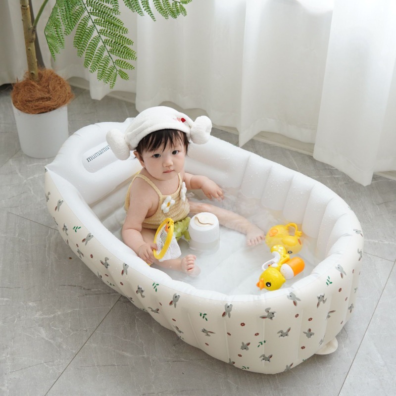 1PC Cartoon Inflatable Bathtub - Baby Products For Newborn 评论和价格