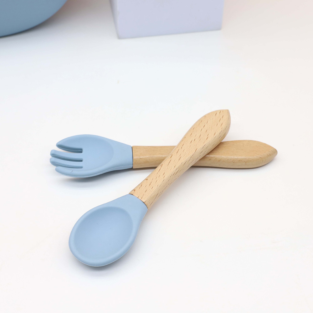 Hot baby food tableware set bi - Silicone Baby Bibs 评论和价格