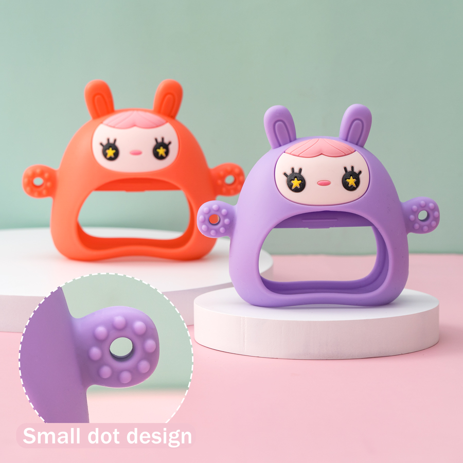 Color Kids Silicone Teether To - Teething Mitten Baby 评论和价格