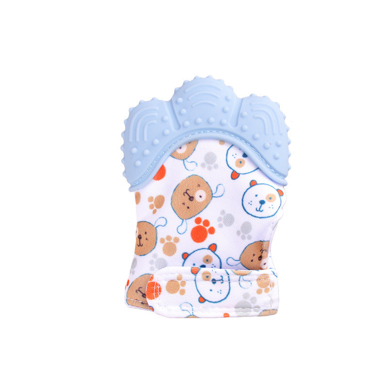 Baby Anti-Bite Silicone Gloves - Teething Mitten Baby 评论和价格