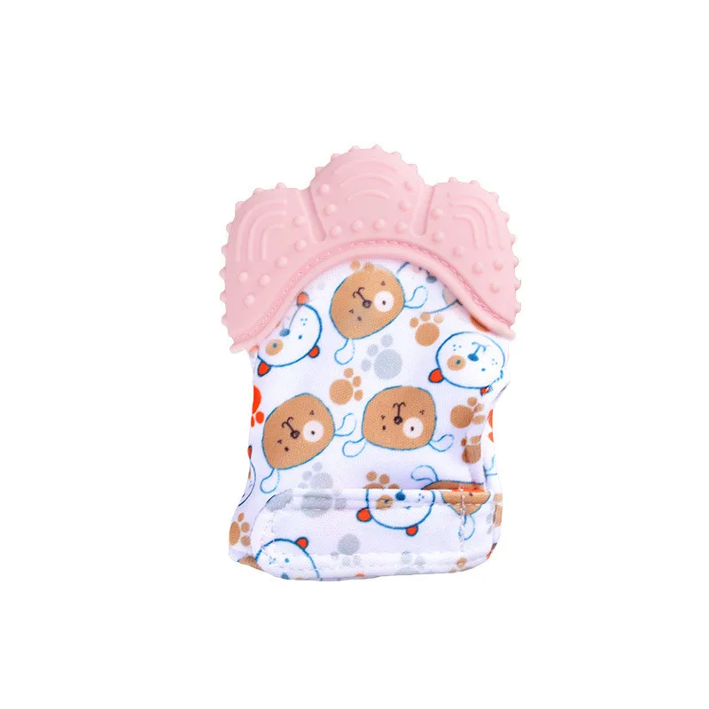 Baby Anti-Bite Silicone Gloves - Teething Mitten Baby 评论和价格