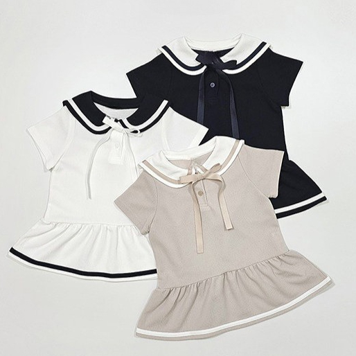 Girl's Baby Collar Dress 2026  - Baby Products Korean 评论和价格