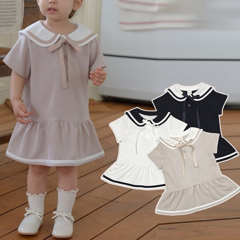 Girl's Baby Collar Dress 2026  - Baby Products Korean 评论和价格