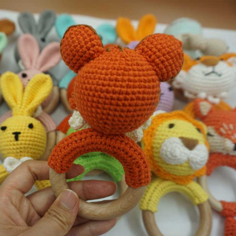1PC Rabbit Tiger Lion Crochet  - Baby Products Rabbit 评论和价格