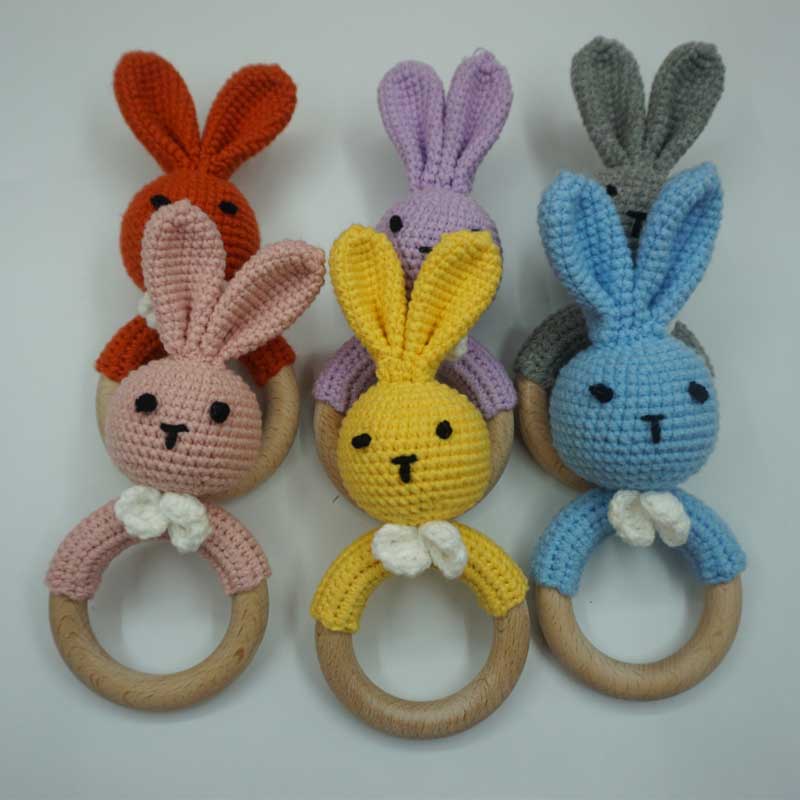 1PC Rabbit Tiger Lion Crochet  - Baby Products Rabbit 评论和价格