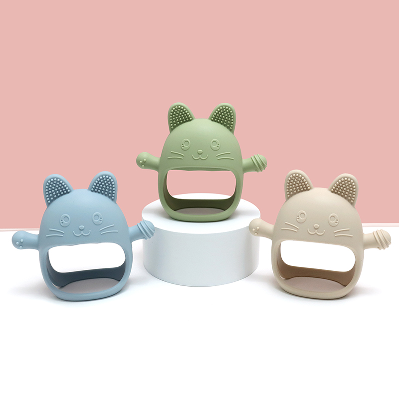 Food Grade Baby Silicone Glove - Teething Mitten Baby 评论和价格