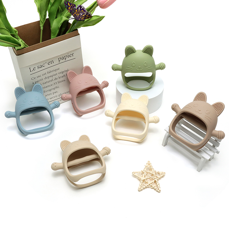 Food Grade Baby Silicone Glove - Teething Mitten Baby 评论和价格