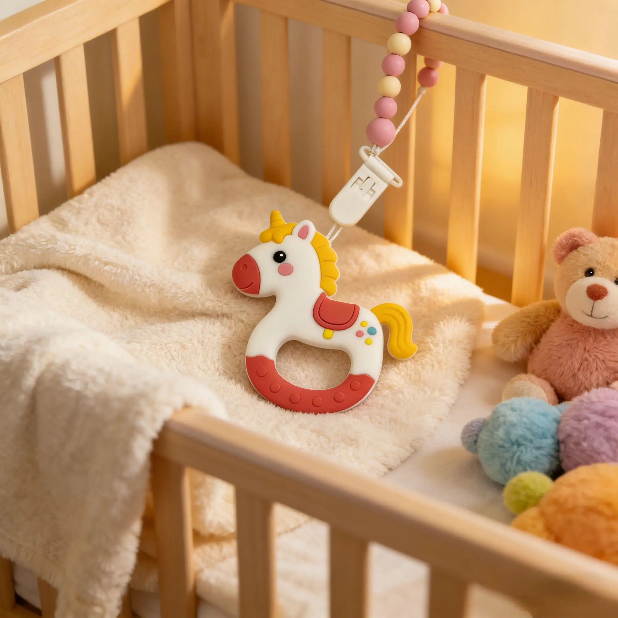 Baby Teether 0 To 6 Months BPA - Baby Products For Newborn 评论和价格