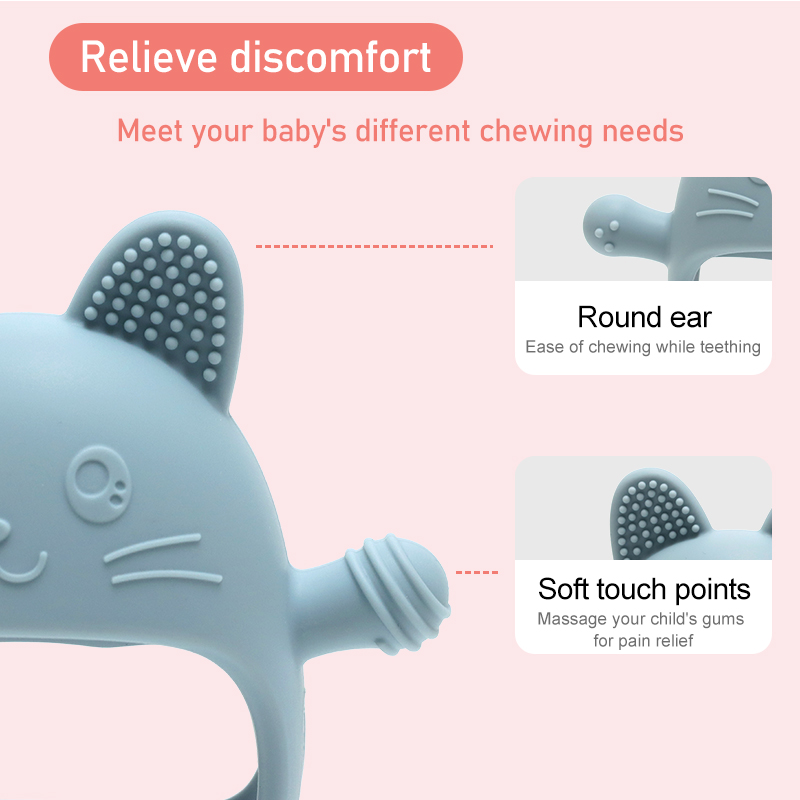 Baby Silicone Teether Gloves P - Baby Products For Newborn 评论和价格