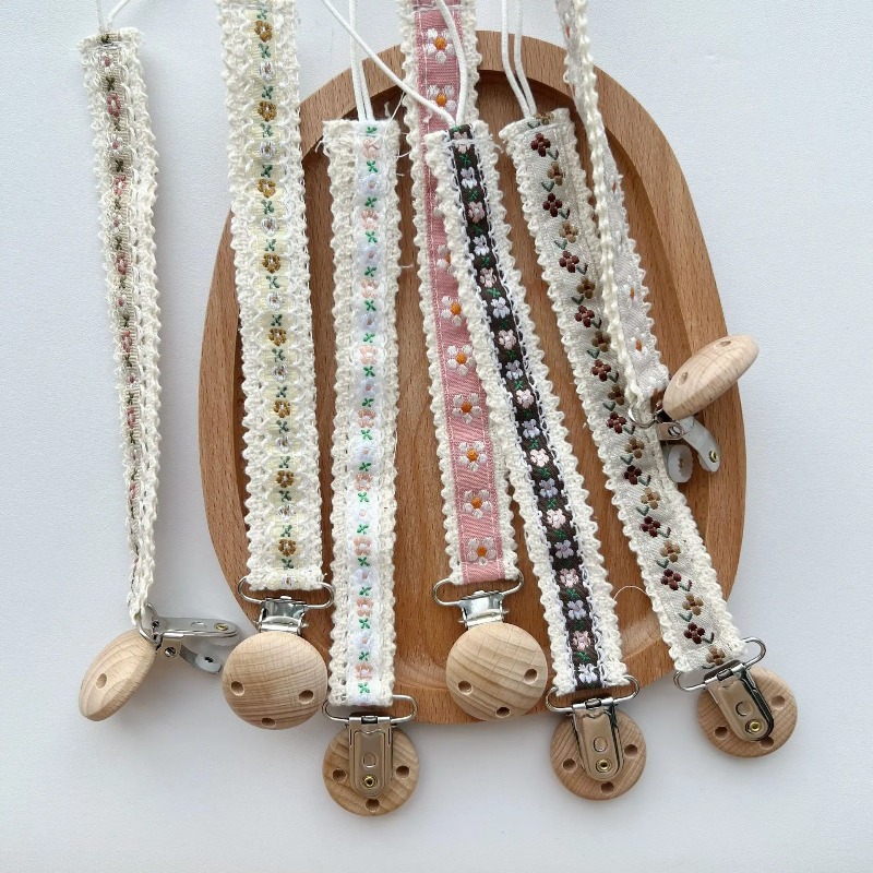 Lace Pacifier Clip Chain for N - Baby Products For Newborn 评论和价格