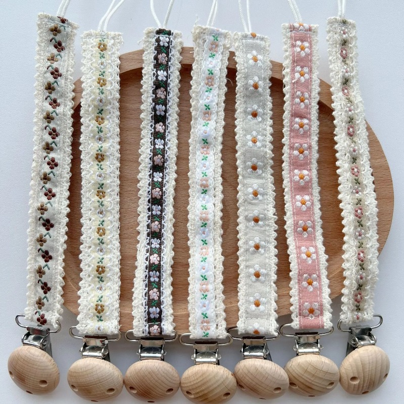 Lace Pacifier Clip Chain for N - Baby Products For Newborn 评论和价格